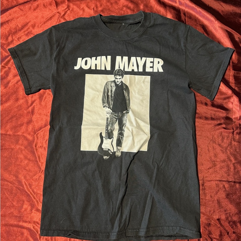 John Mayer 2019 World Tour Concert T-Shirt Black Band Tee
